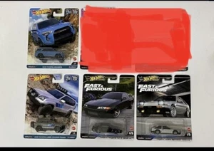 Hot Wheels Nissan Skyline, Toyota AE86 Trueno, Land Cruiser & 4Runner - Picture 1 of 2
