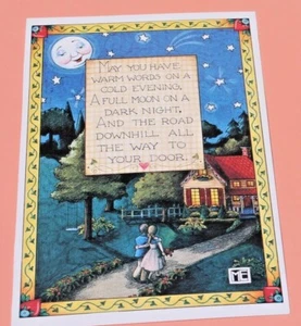 MARY ENGELBREIT Illustration Warm Words, for Framing 5” x 7” FREE SHIP! - Picture 1 of 3
