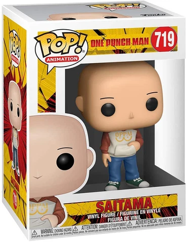 Pop Animation One Punch Man 3.75 Inch Action Figure - Casual Saitama #719 Cover