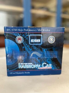 WOOFER ESB BN45 BLUE NOTE HARMONY CAR 100mm 80W 40W RMS COPPIA - Foto 1 di 4