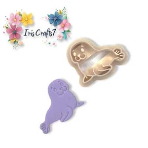 Sea Lion Polymer Clay Cutter - Earring Making - Picture 1 of 6