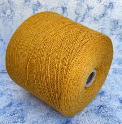 Cashmere merino 50/50% fio fino amarelo 750m/100g (820yrd/3,52oz), por 100g - Imagem 1 de 4
