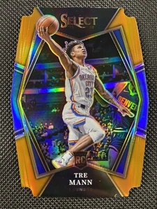 2021-22 Panini Select Tre Mann naranja troquelado novato #/65 #141 Oklahoma City - Imagen 1 de 2