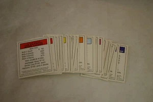 2007 Pirates of the Carribbean Monopoly All 28 Property Deed Cards Replacement - Picture 1 of 1