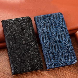 Funda tipo billetera de cuero genuino magnética abatible para iPhone 16 15 14 Plus 13 12 Pro Max - Imagen 1 de 12