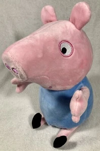 "Tickle n Giggle & Wiggle Talking Peppa Pig Brother George 2003 felpa 10" ¡funciona! - Imagen 1 de 5