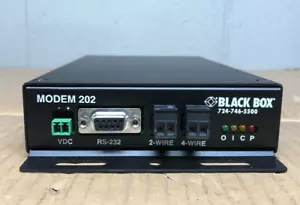 Black Box MD845A-R2 Analog Async Bell Modem 202 - LEASED-LINE , RS-232 - Picture 1 of 7