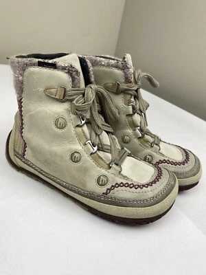 Botas Merrell Puffin Mujer Talla 7 Encaje Alto Lavanda Tostado Cuero Gamuza Invierno Foto 1 de 4