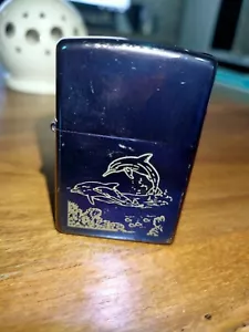 ZIPPO DOLPHINS VERY RARE ACCENDINO LIGHTER DELFINI - Foto 1 di 5