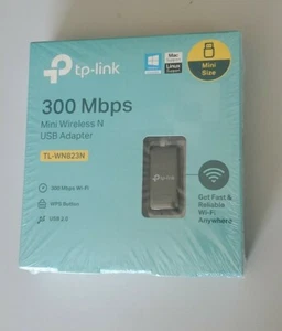 TL-WN823N TP-Link N300 300Mbps Wireless Mini USB 2.0 Wi-Fi Network Adapter - Picture 1 of 5
