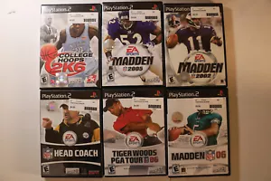 Paquete de juegos de Playstation 2, paquete de juegos de PS2 - juegos de deportes 6 cuentas - Imagen 1 de 1
