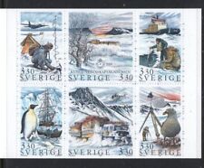 Sweden Sc 1754a 1989 Polar Exploration booklet pane in booklet mint NH