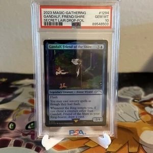 Gandalf, Friend Of The Shire (Serie Secret Lair Drop) Magic The Gathering PSA 10 láminas bajas POP - Imagen 1 de 3