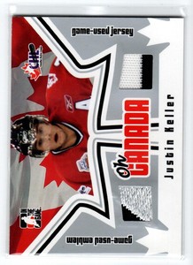 2005-06 ITG Heroes and Prospects Oh Canada #OC16 Justin Keller *#/50