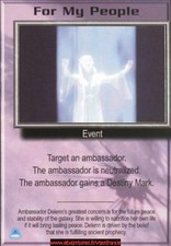 Babylon 5 CCG - for my people/premiere