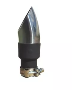 51mm 2.0 Inch Universal SHORTY MOTO GP STUBBY SLIP- ON EXHAUST with BAFFLE - Picture 1 of 10