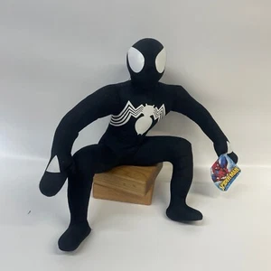 Kelly Toy Marvel AMAZING SPIDER-MAN Plush 2007 The Amazing Spiderman 13" - BLACK - Picture 1 of 5