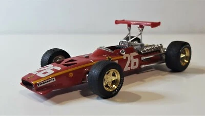 FERRARI 312/F.1 - BRUMM r171 - 1:43 -  40 JUBILAUM 1968 - JACKY ICKX - N. 26 RED - Immagine 1 di 4