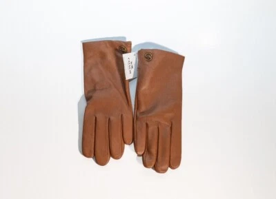 Guantes COACH Tech genuinos para mujer silla de montar de cuero talla 6,5 Foto 1 de 3