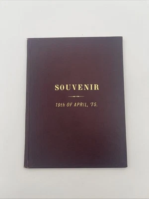 1894 Flag Of The Minute Men - Souvenir 19th Of April 1775, Revolutionary War VG Foto 1 de 4