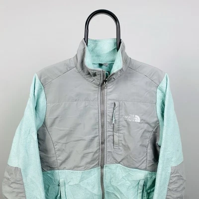 The North Face Jacket Mens Medium Blue Fleece Windwall Windstopper Hiking Hike - Image 1 of 4