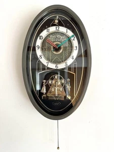 Karakuri Clock Small World Wall Clock Rhythm Disney Country Interior Junk Japan - Picture 1 of 5