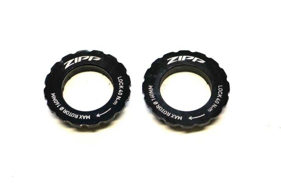 PAR DE 2 anillos de bloqueo de rotor de freno de disco de bloqueo central con cremallera - hasta 160 mm Foto 1 de 1