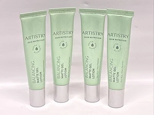 4 - Amway Artistry Skin Nutrition Balancing Matte Gel lotion Samples .5 OZ - Picture 1 of 5