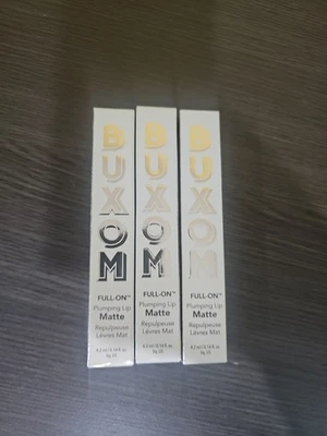 3x Buxom Full-On Plumping Lip Matte different color trio 0.14 oz. ea. Free Ship - Image 1 of 4