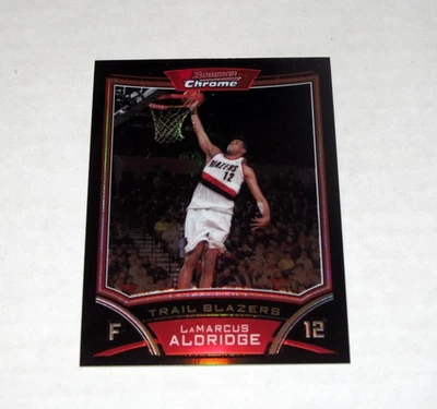 Bowman Chrome Refractor 84 2008-09 LaMarcus Aldridge (#/499) Trailblazers Foto 1 de 2