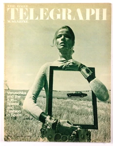 Veruschka JAGUAR XJ6 Jack Webber TELEGRAPH magazine September 1968 Mediums AVON - Picture 1 of 16