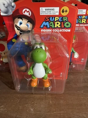 Super Mario Bros. YOSHI Nintendo 5" VINYL TOY ACTION FIGURE NEW 2008 - Image 1 of 4