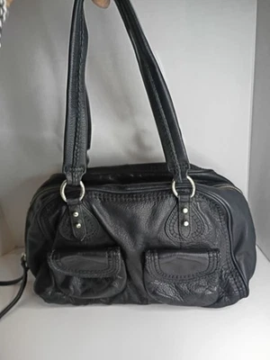 Sigrid Olsen масло мягкой кожи спортивная стиль черный седло сумка богемное стиль - Изображение 1 из 4