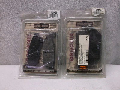 Dos juegos de pastillas de freno delanteras orgánicas para Buell Blast 500 2000-2001 - ¡¡NUEVO!!! Foto 1 de 4