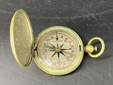 Antique Wittnauer US Military Navigational Pocket Compass Metal