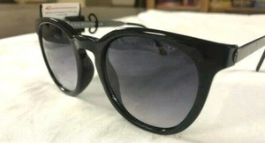 $34 NEW Dana Buchman Womens black zebra Sunglasses Persol Keyhole style - Picture 1 of 6