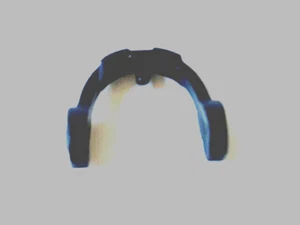 LEGO Minifig Part: Earphones, Friends Headgear, Black - Picture 1 of 1