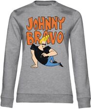 Johnny Bravo Girly Damen Sweatshirt Sweatshirt Heathergrey