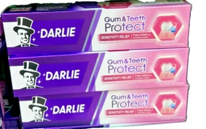 Darlie Gum & Teeth Protect Sensitive Relief Zahnpasta 140g - 3 Boxen - Bild 1 von 6
