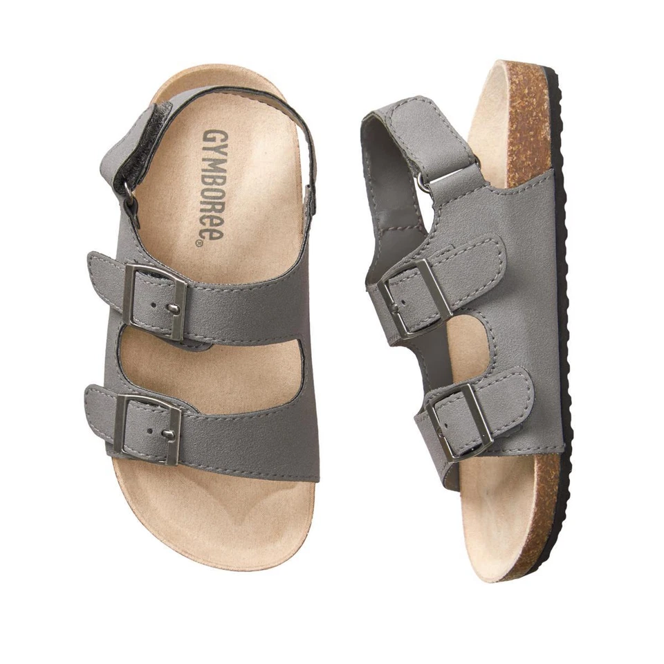 NWT Gymboree Boy Sandals Shoes Trail Toddler and kids sizes Gray U pick - Image 1 of 1