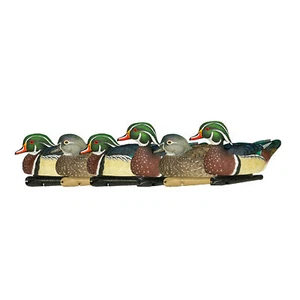 Avian X Topflight Wood Ducks, Realistic Floating Decoys, 6 Pack, Multicolor - Picture 1 of 10