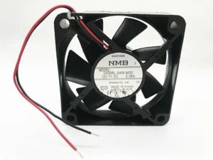 Ventilador de refrigeración silencioso 2 cables 1 pieza NMB 2406RL-04W-M30 DC12V 0.08A 60*60*15MM. - Imagen 1 de 3