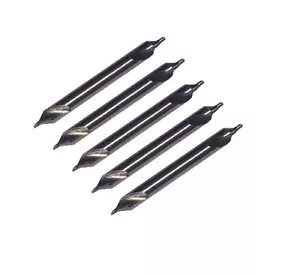 RDGTOOLS 5 X BS3 1/4" HSS CENTRE DRILLS/LATHE/SLOCOMBE ENGINEERING TOOLS - Picture 1 of 3