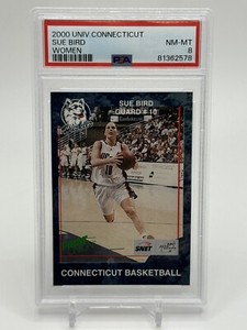 2000 Connecticut Women’s Sue Bird Junior Year UConn First Union  PSA 8 