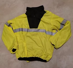 BLAUER 4600VT REVERSIBLE WIND BREAKER JACKET HI VISIBILITY YELLOW NEW WITH TAGS - Picture 1 of 10