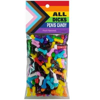 KHEPER GAMES All Dicks Penis Candy - Fruit Flavored - Exciting & Colorful - Super Fun