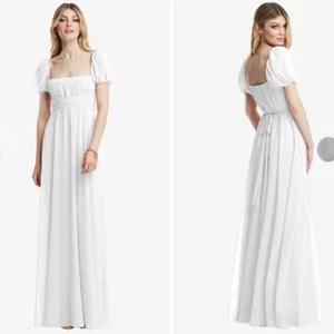 Dessy Collection, Eloise #3120, Empire Waist Chiffon Maxi Size XL, $150 - Picture 1 of 7