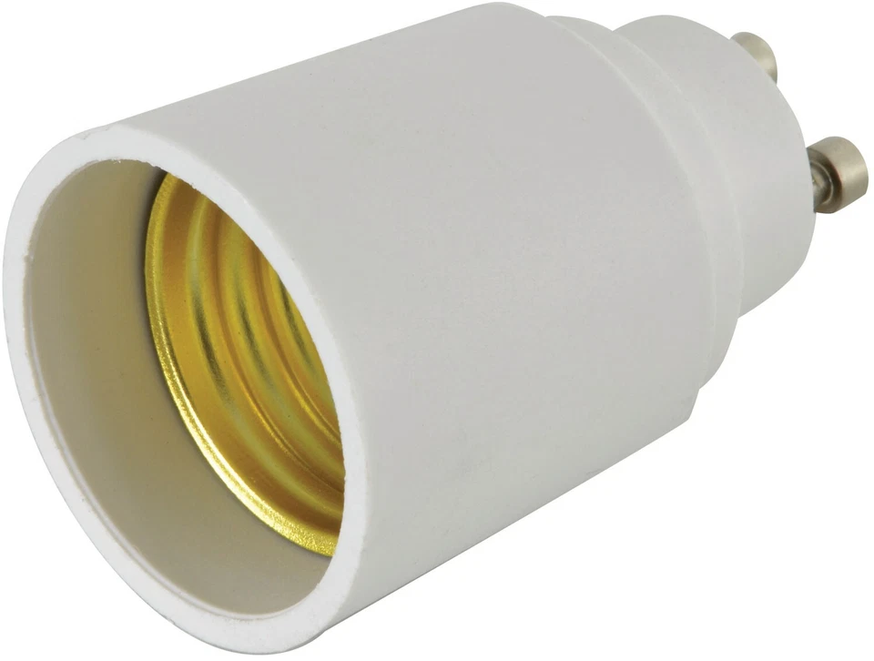 LYYT 401.094UK Lamp Converter (GU10 to E27) | White - Image 1 of 1