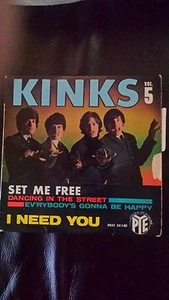 THE KINKS FRENCH EP. 4 songs Volume 5 w/ "Set Me Free" - Picture 1 of 5