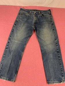 Pantalones de mezclilla para hombre Levis 503 talla 33x26 azul algodón recto. Distress de lavado mediano - Imagen 1 de 14